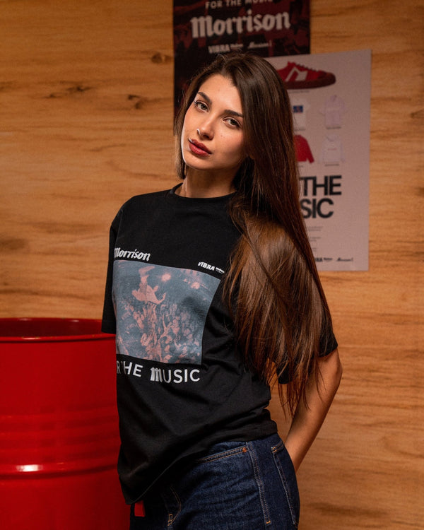 For The Music Black Tee - CAMISETA - Morrison Shoes