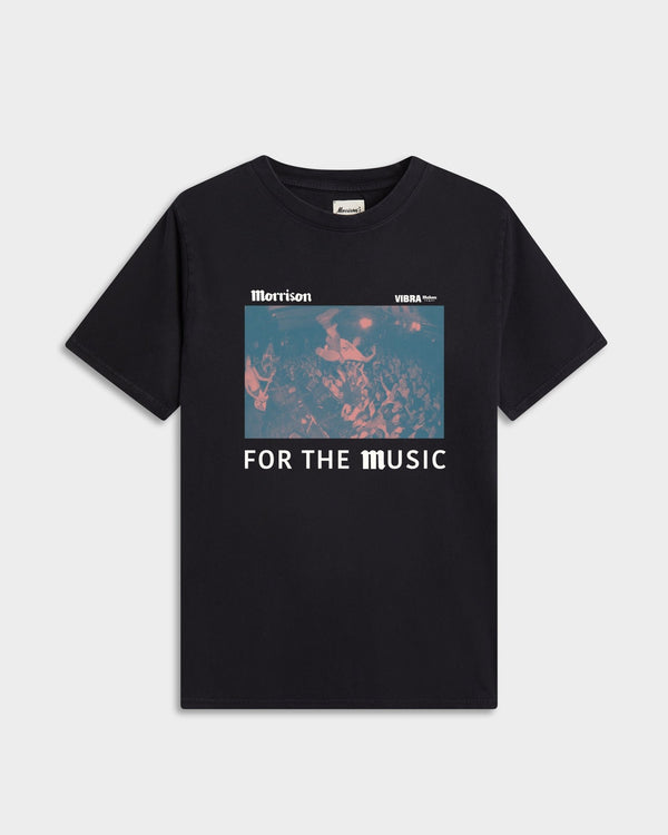 For The Music Black Tee - CAMISETA - Morrison Shoes