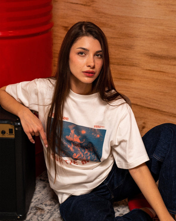 For The Music White Tee - CAMISETA - Morrison Shoes