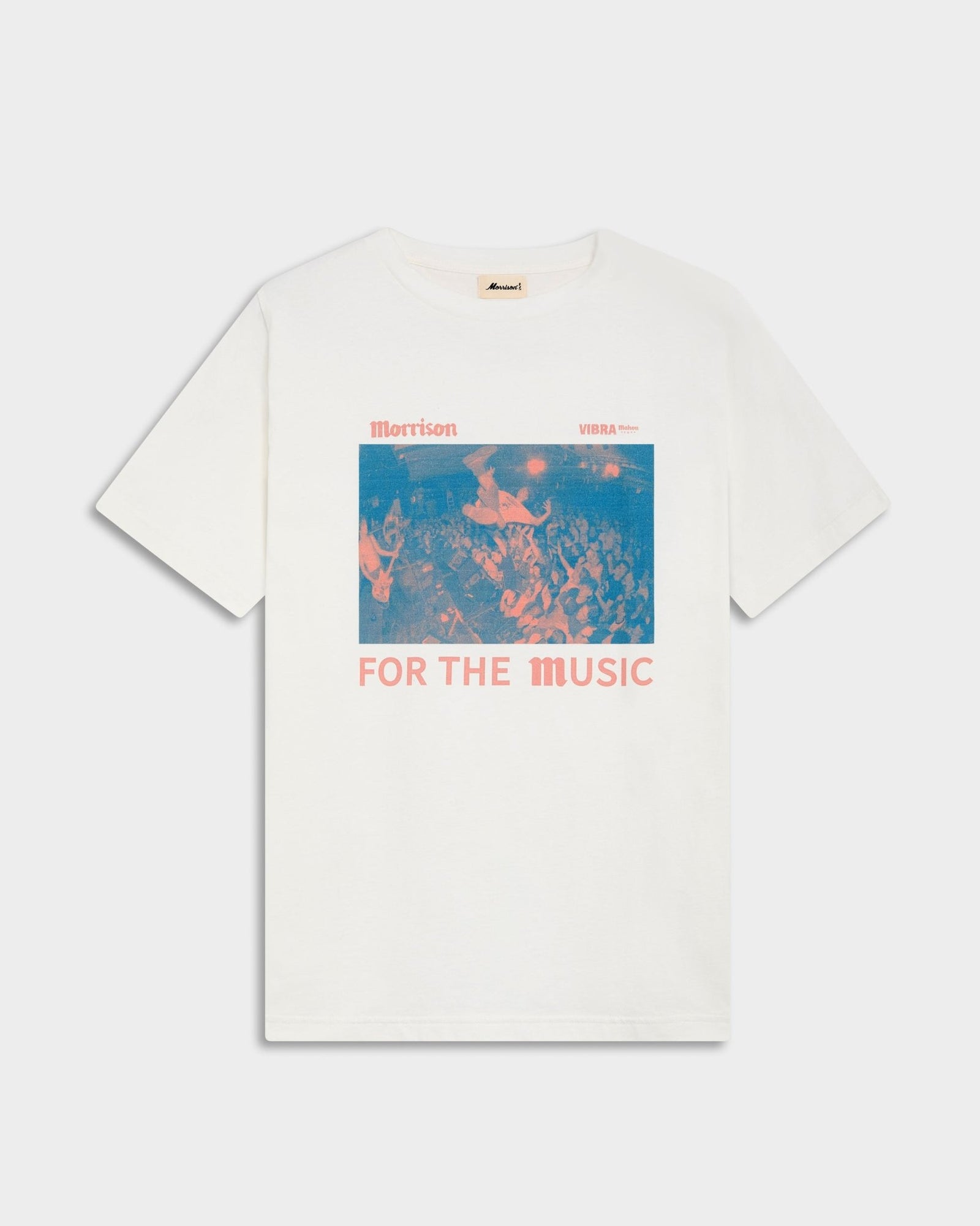For The Music White Tee - CAMISETA - Morrison Shoes
