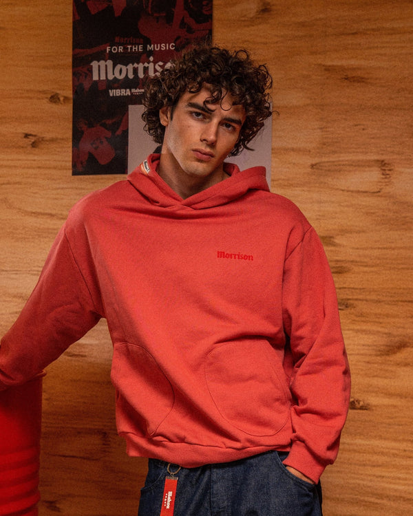 Red Pockets Hoodie - SUDADERAS - Morrison Shoes