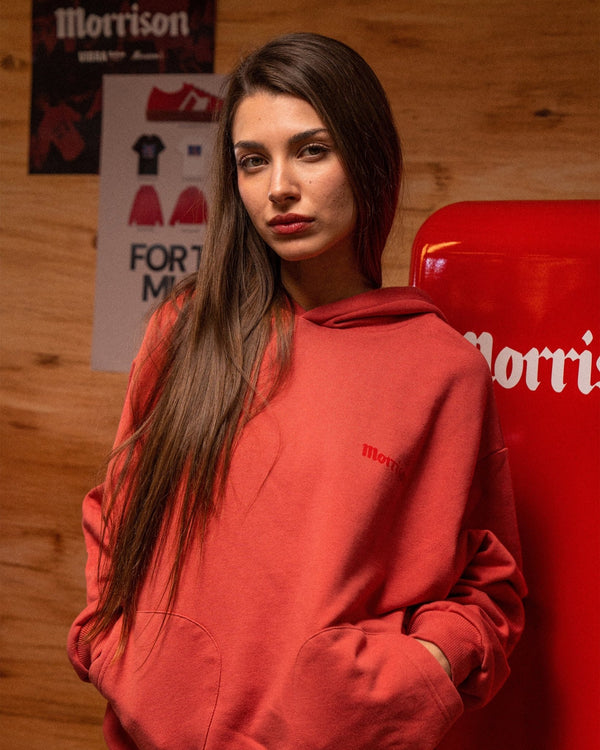 Red Pockets Hoodie - SUDADERAS - Morrison Shoes