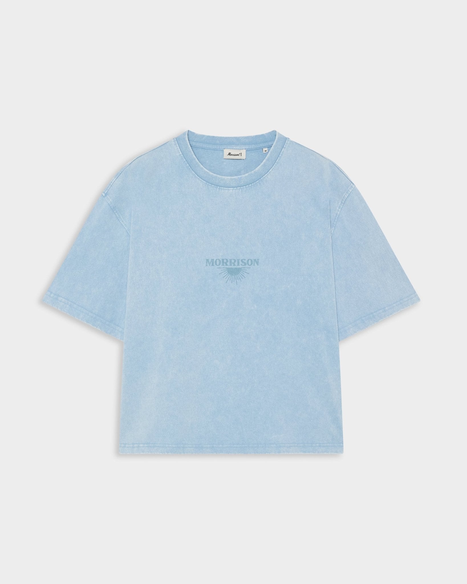 SUNSET BLUE BOXY TEE | BLUE T-SHIRT | MORRISON – Morrison Shoes