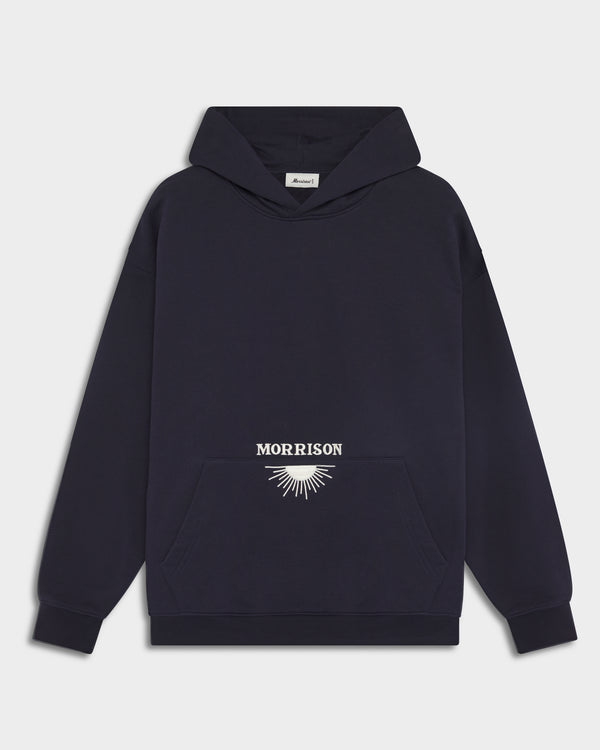 SUN NAVY BOXY HOODIE