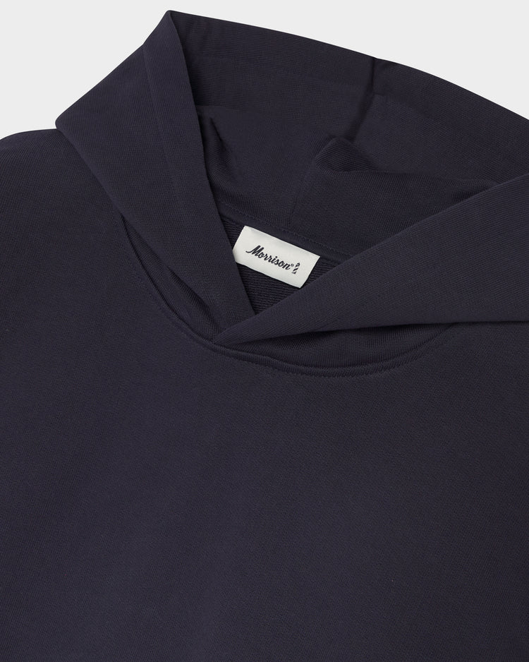 SUN NAVY BOXY HOODIE