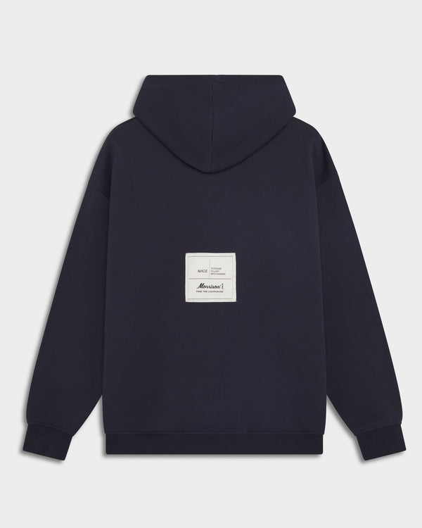 SUN NAVY BOXY HOODIE