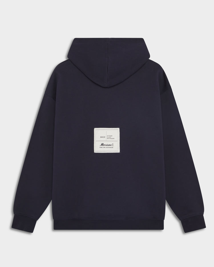 SUN NAVY BOXY HOODIE