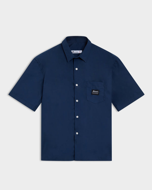 Blue Bowling Shirt