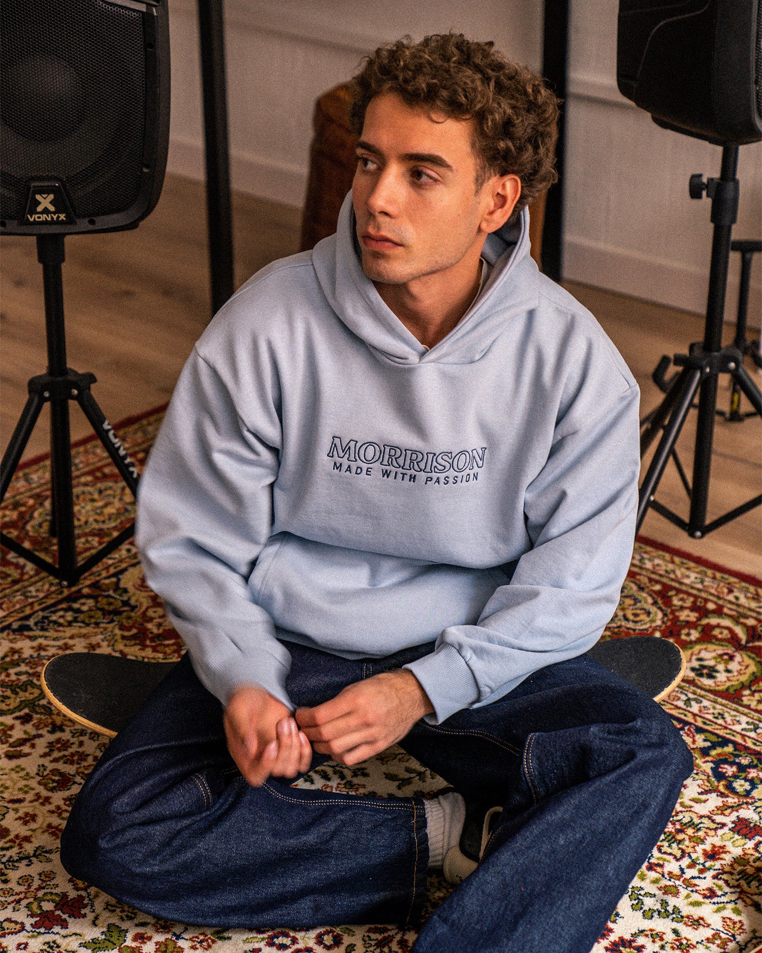 Blue Pale Hoodie