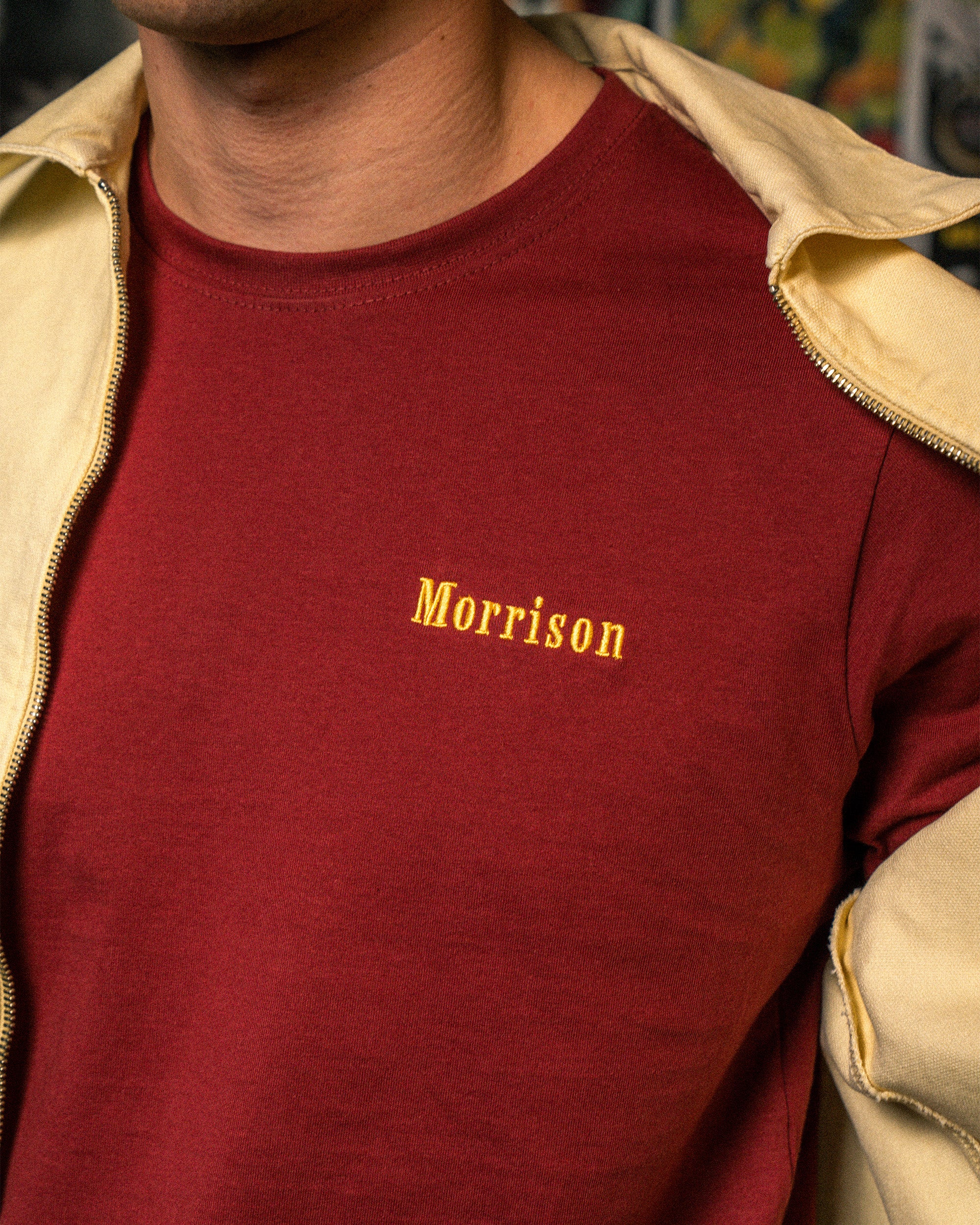 Brand Burgundy Tee