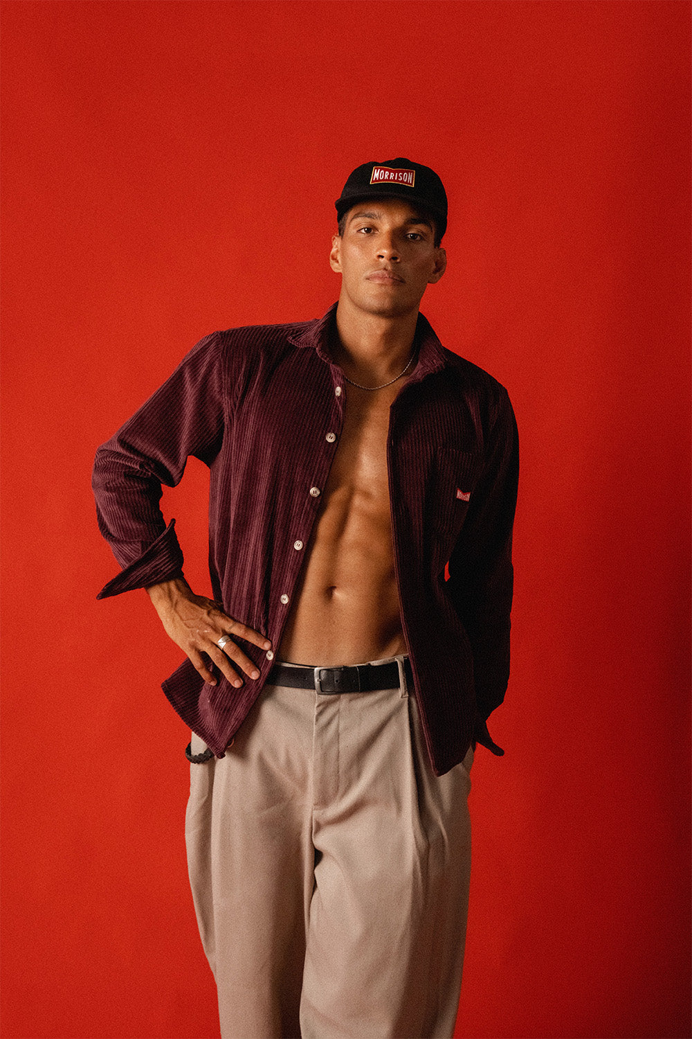 Burgundy Corduroy