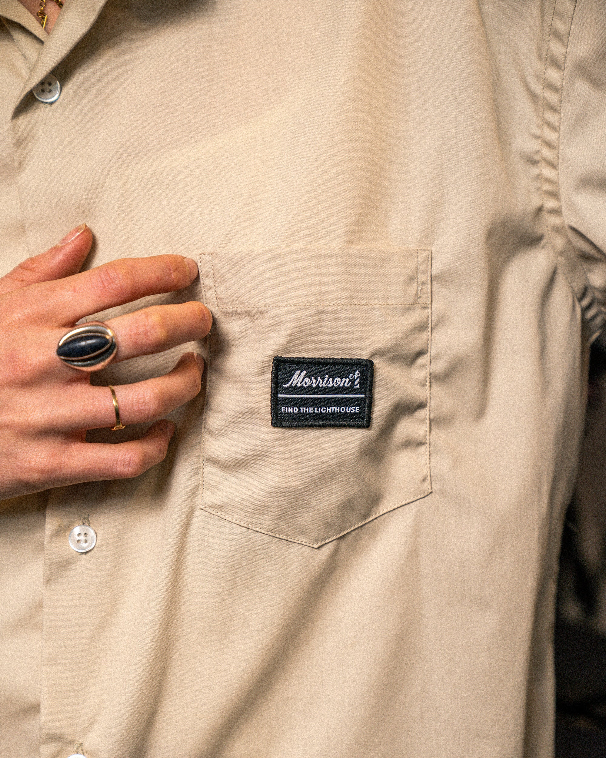 Camel Bowling Shirt