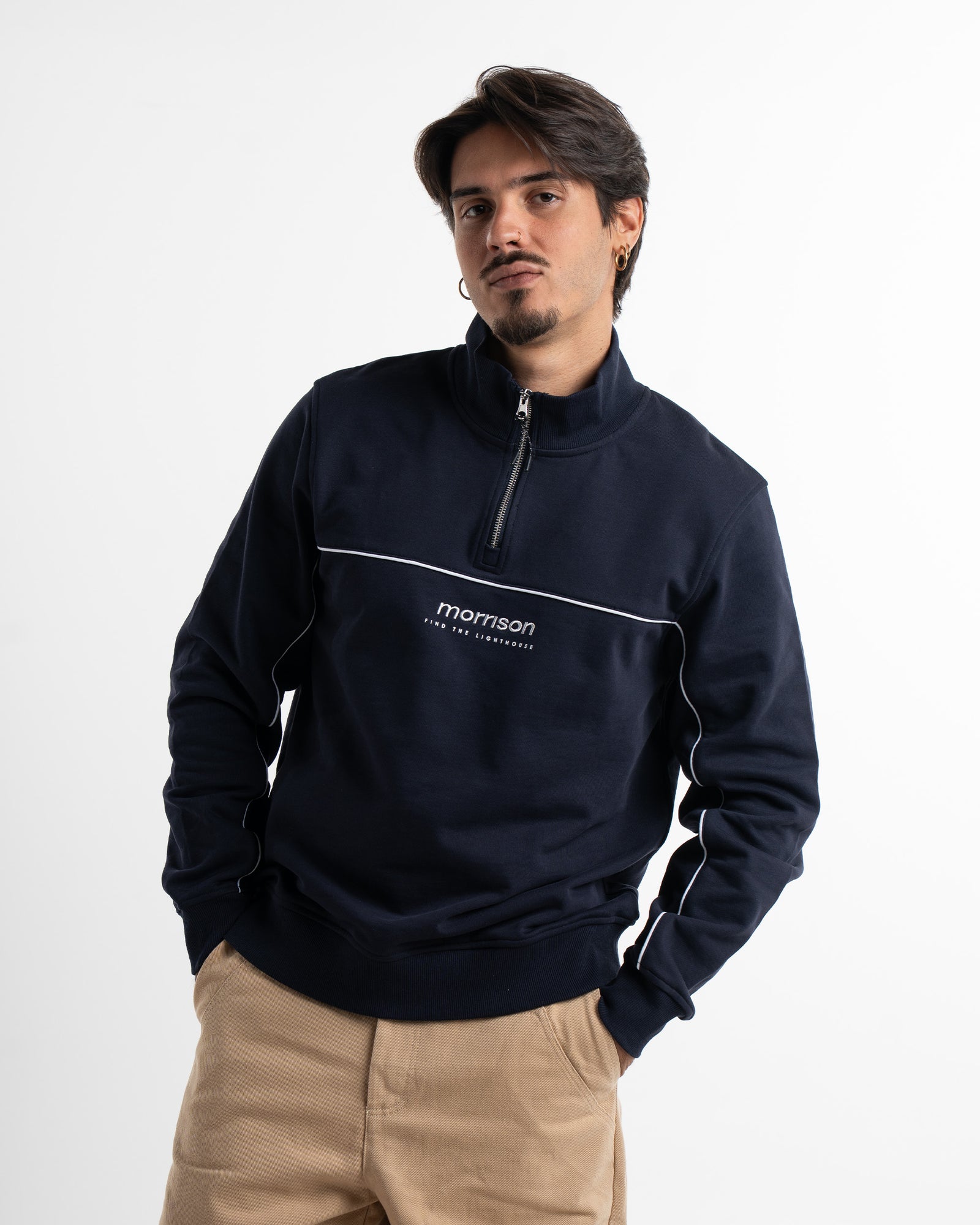 CORE BLUE HALF ZIP