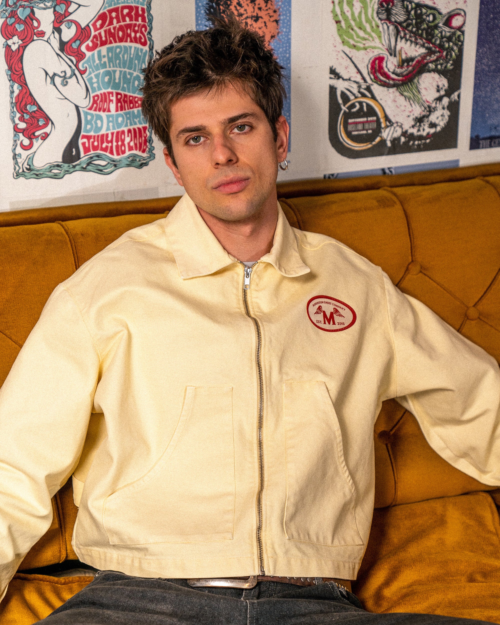 Cream Worker Jacket