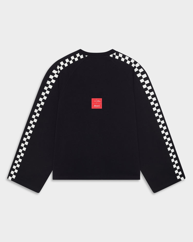 FLAG BLACK LS TEE
