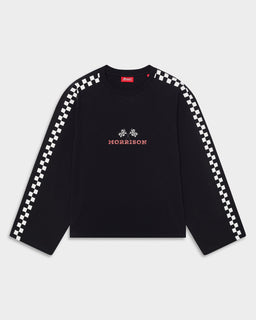 FLAG BLACK LS TEE