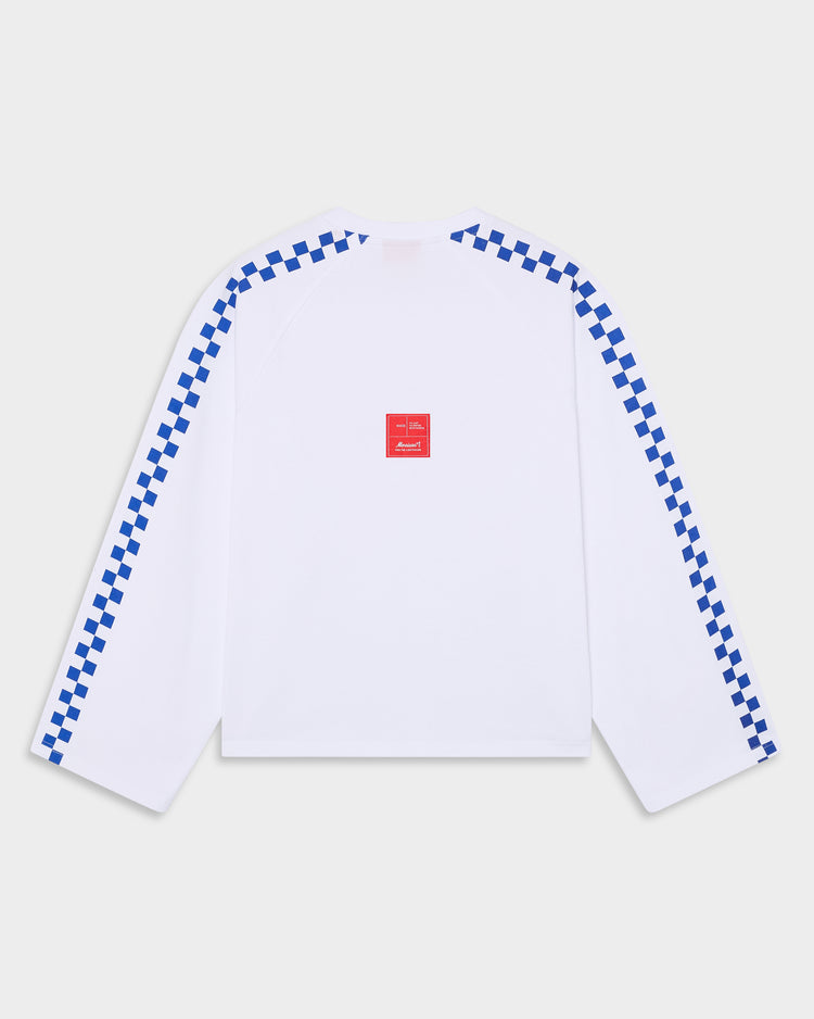 FLAG WHITE LS TEE