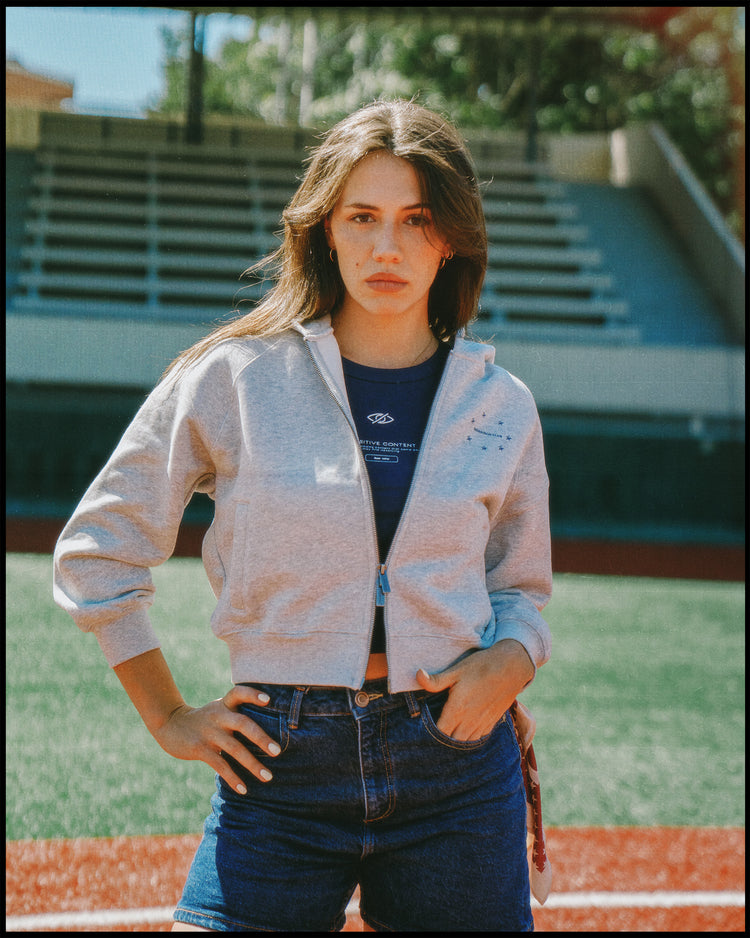 FLAG WMN ZIPPER