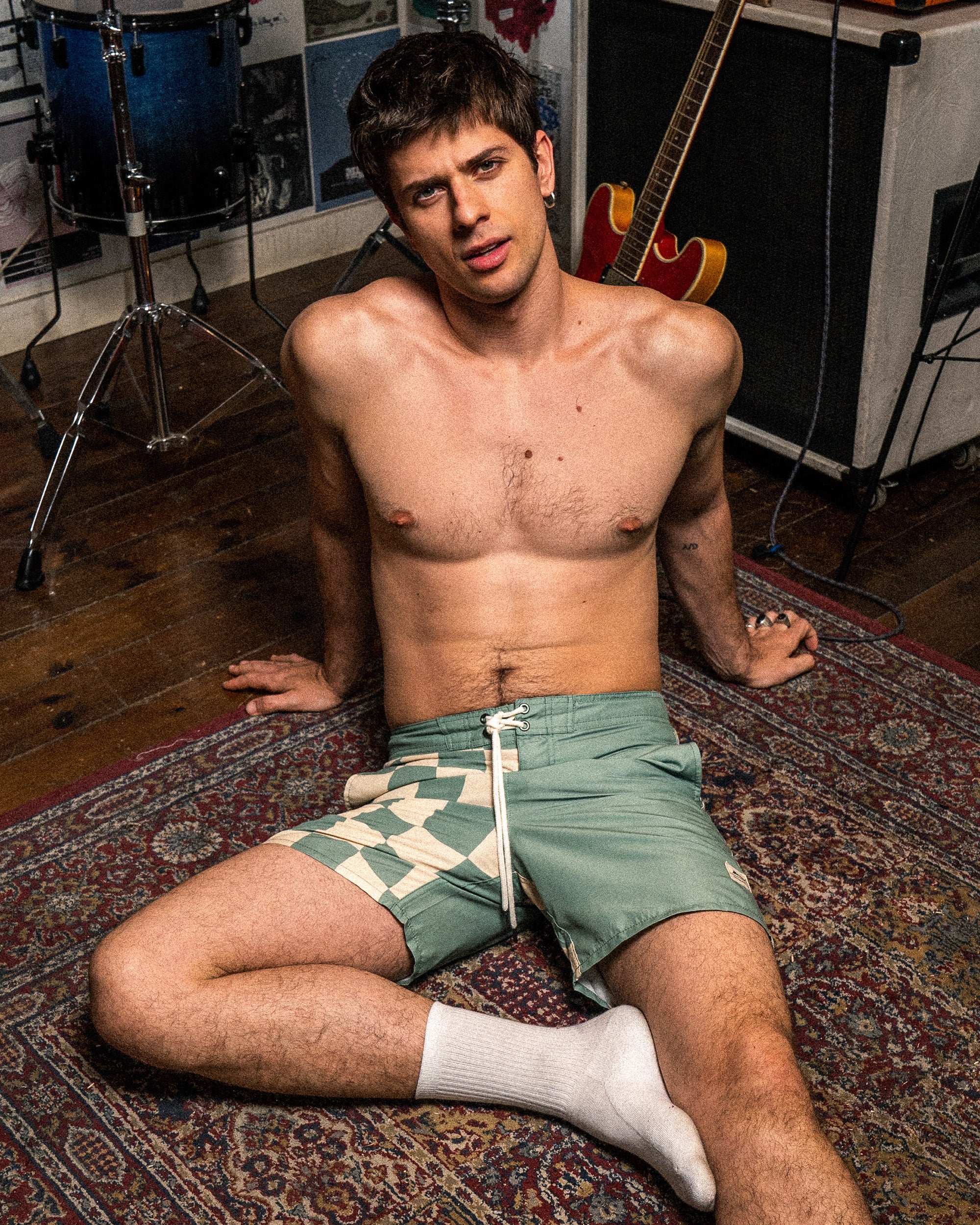 Green Chess Swimsuit