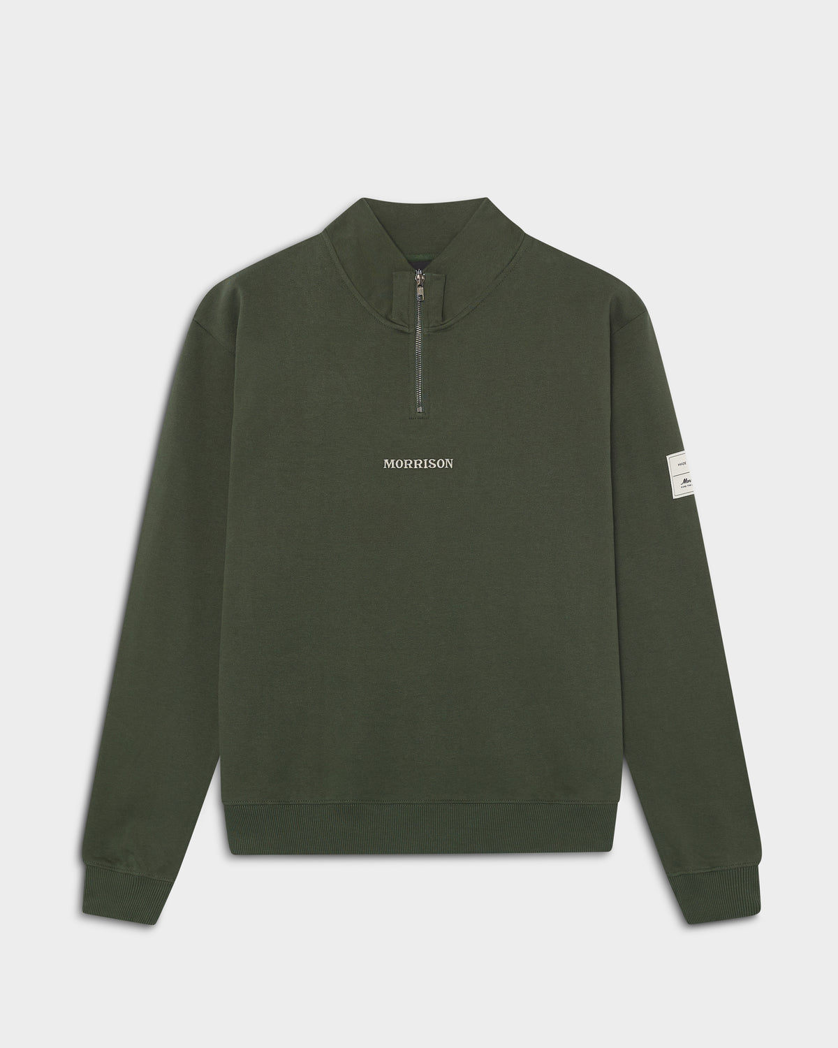 Khaki Half Zipper