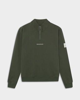Khaki Half Zipper