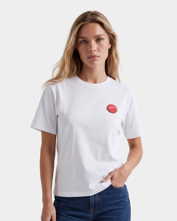 CCLOGO WHITE TEE