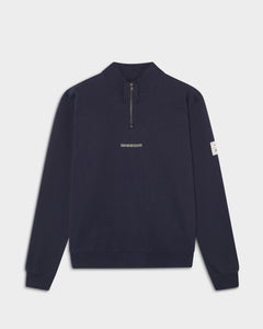 Navy Half Zipper