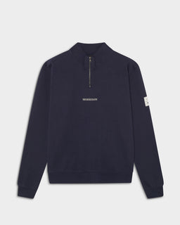 Navy Half Zipper