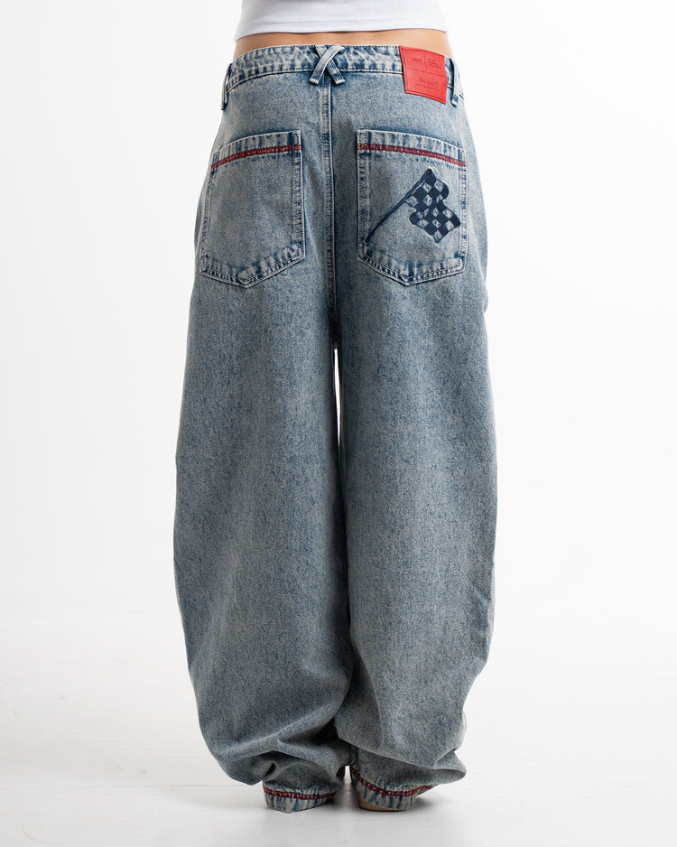 RACING DENIM PANTS