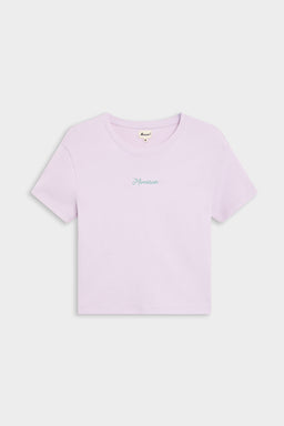 Rib Malva Tee
