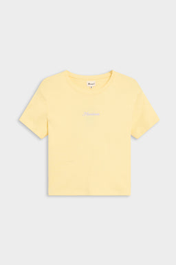 Rib Yellow Tee