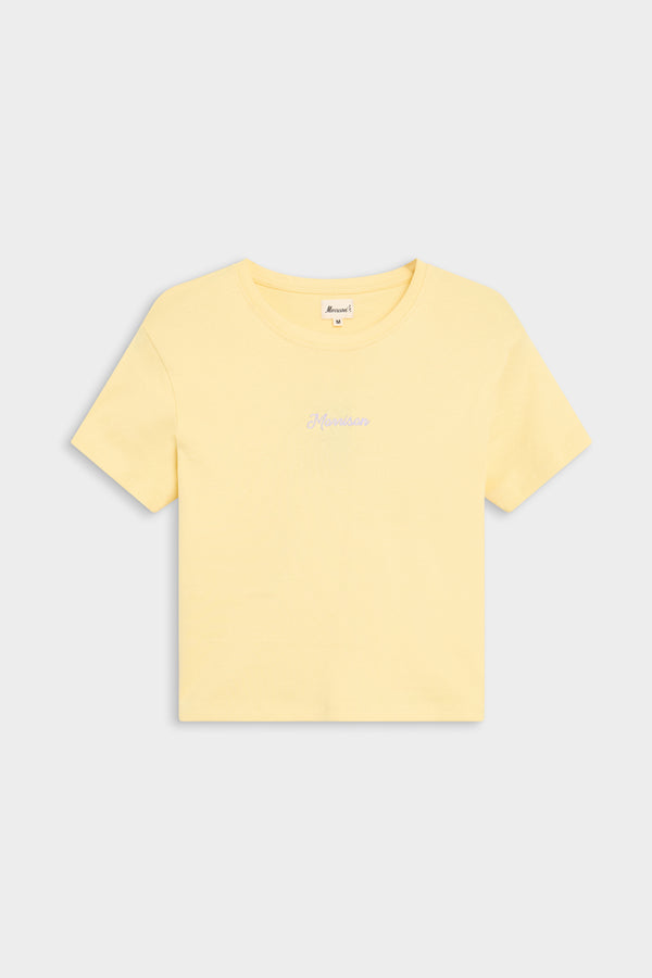 Rib Yellow Tee