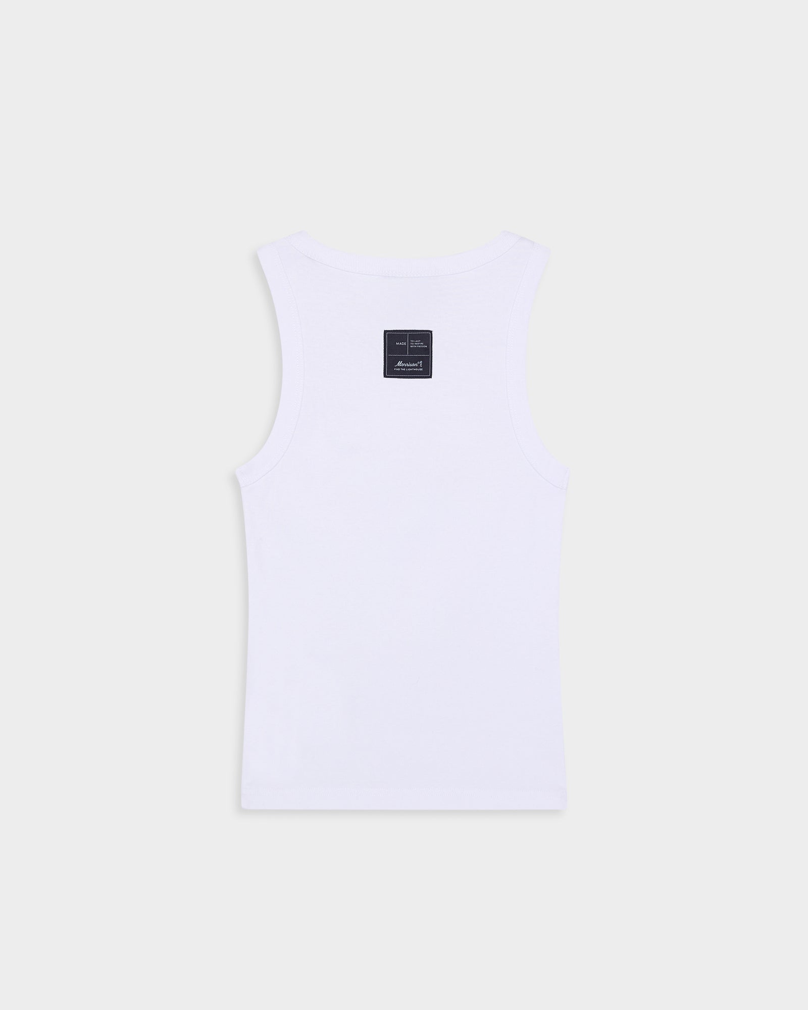 SENSITIVE WHITE TANK TOP