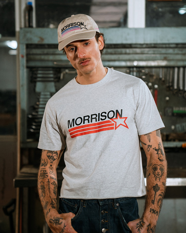 STAR GREY REGULAR TEE