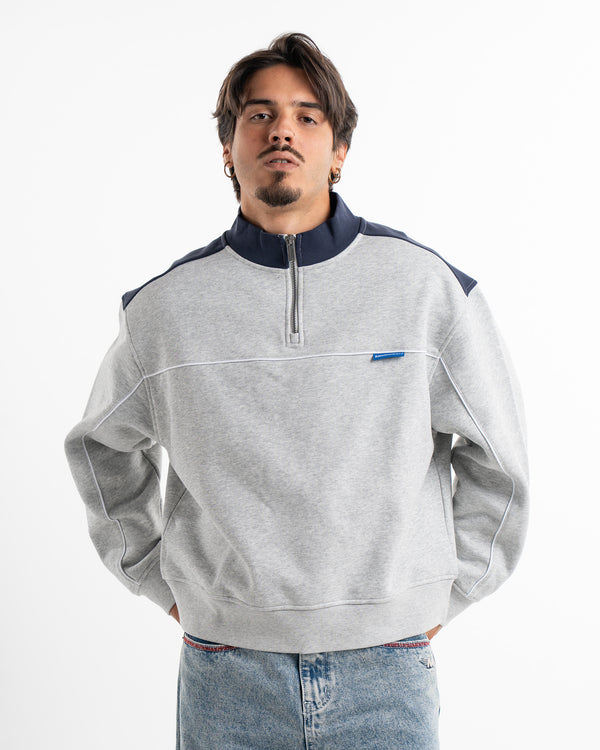 STONE MIX HALF ZIP