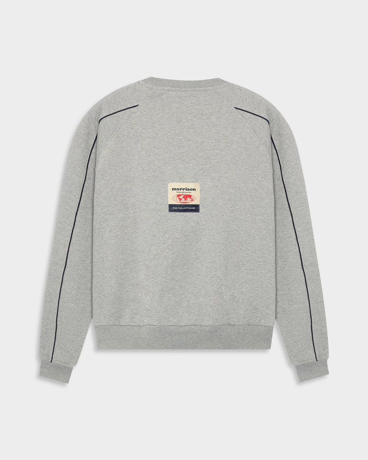 WORLD GREY LOOSE SWEAT
