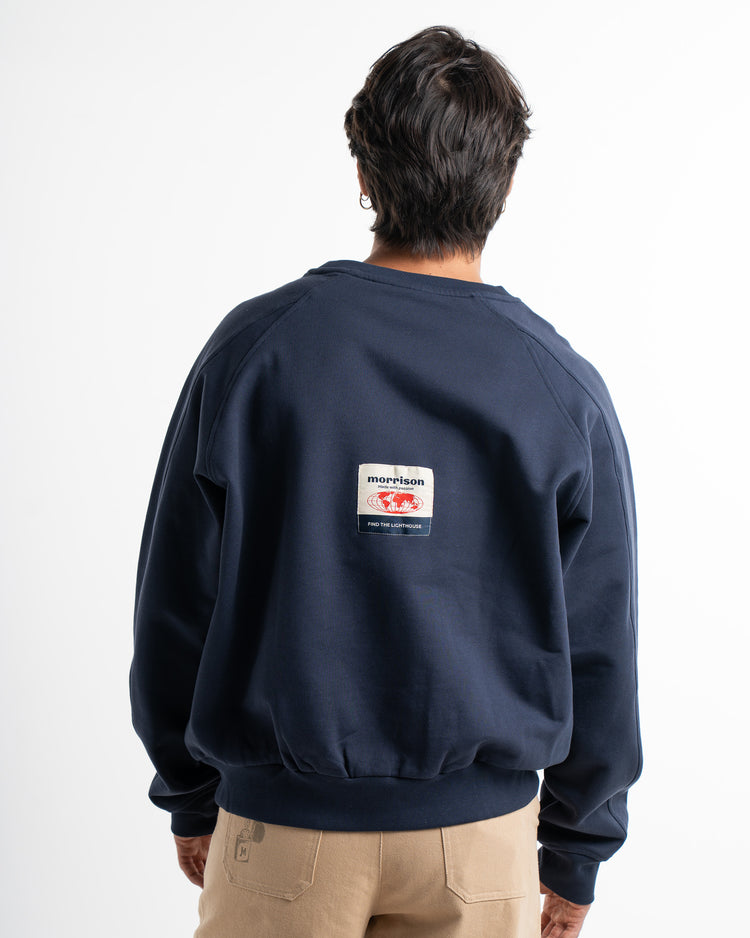 WORLD BLUE LOOSE SWEAT