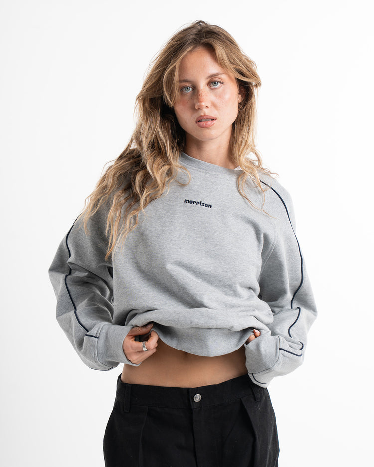 WORLD GREY LOOSE SWEAT