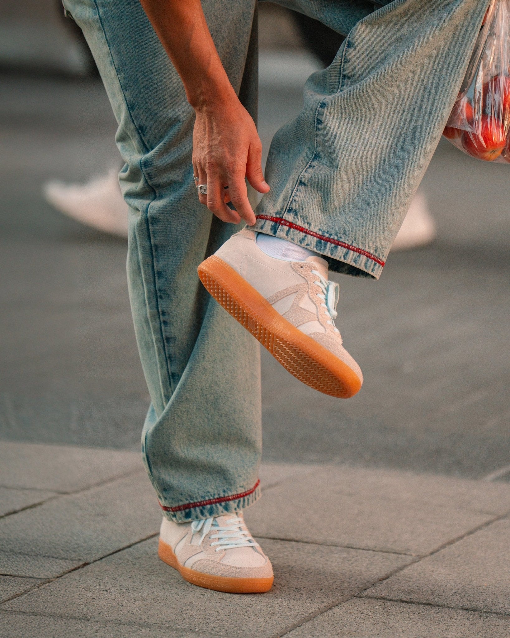 Birch | Moma Beige Sneakers | Morrison – Morrison Shoes