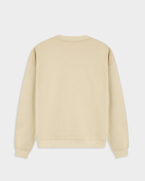 Branded Cream Crewneck - SUDADERAS - Morrison Shoes