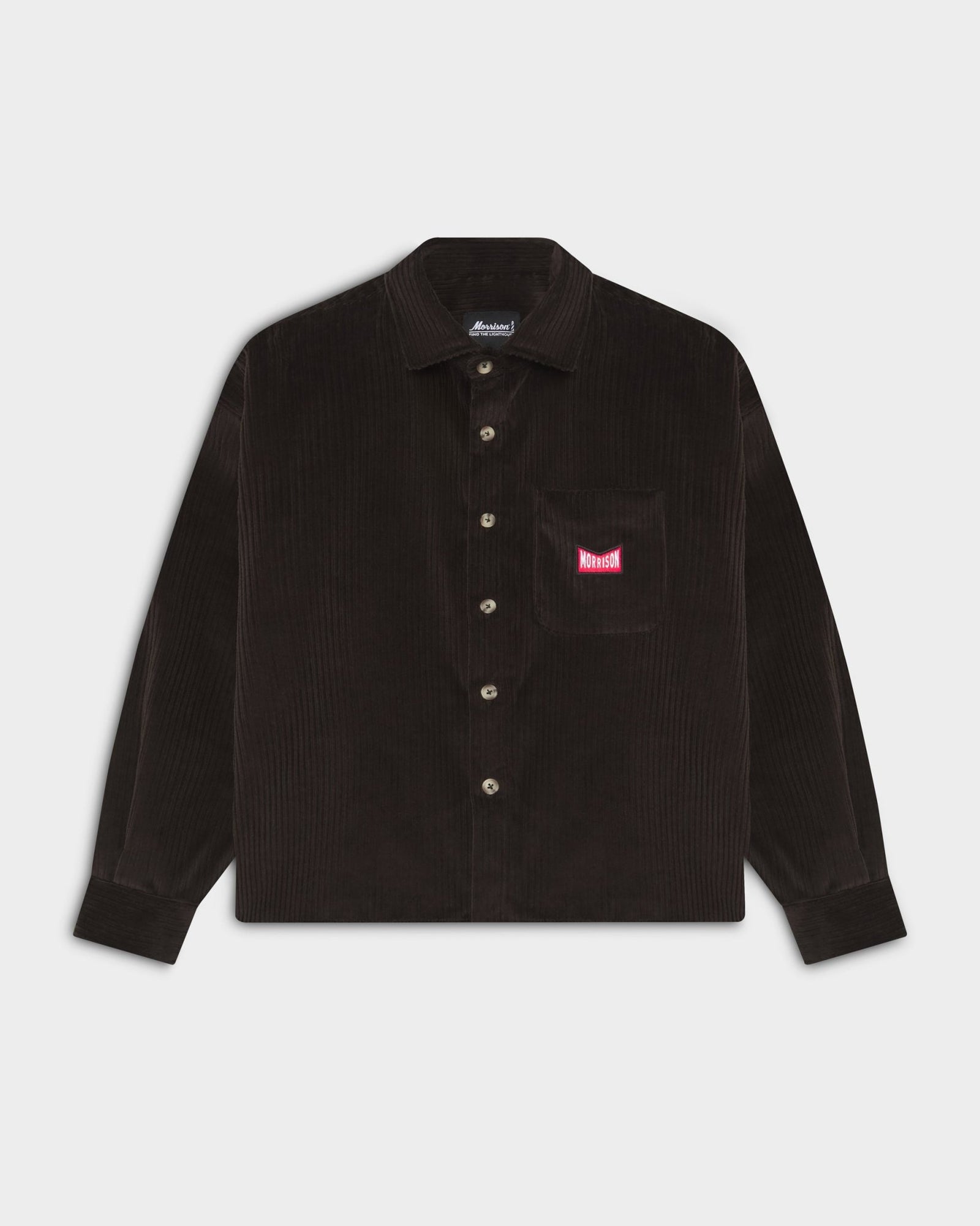 BROWN BOXY CORDUROY - SOBRECAMISAS - Morrison Shoes