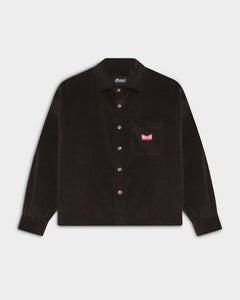 BROWN BOXY CORDUROY