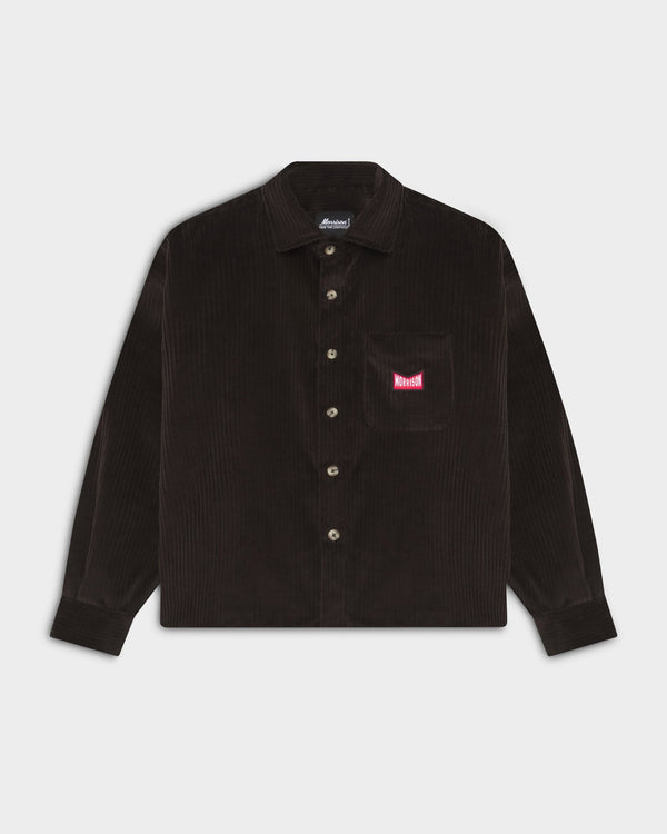 BROWN BOXY CORDUROY - SOBRECAMISAS - Morrison Shoes