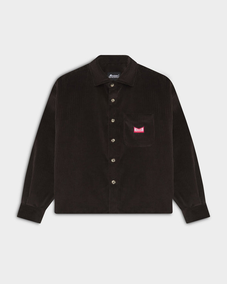 BROWN BOXY CORDUROY - SOBRECAMISAS - Morrison Shoes