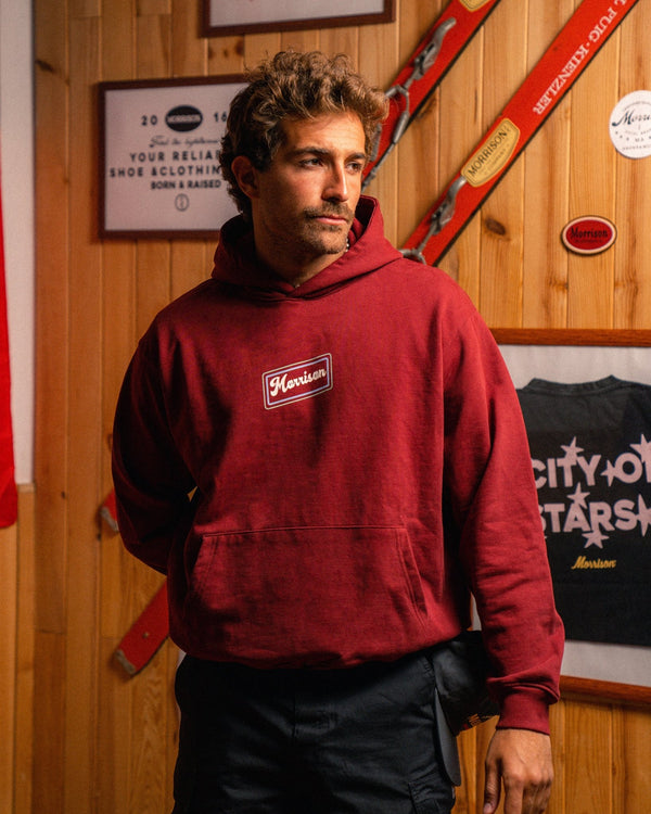 Candy Burgundy Hoodie - SUDADERAS - Morrison Shoes