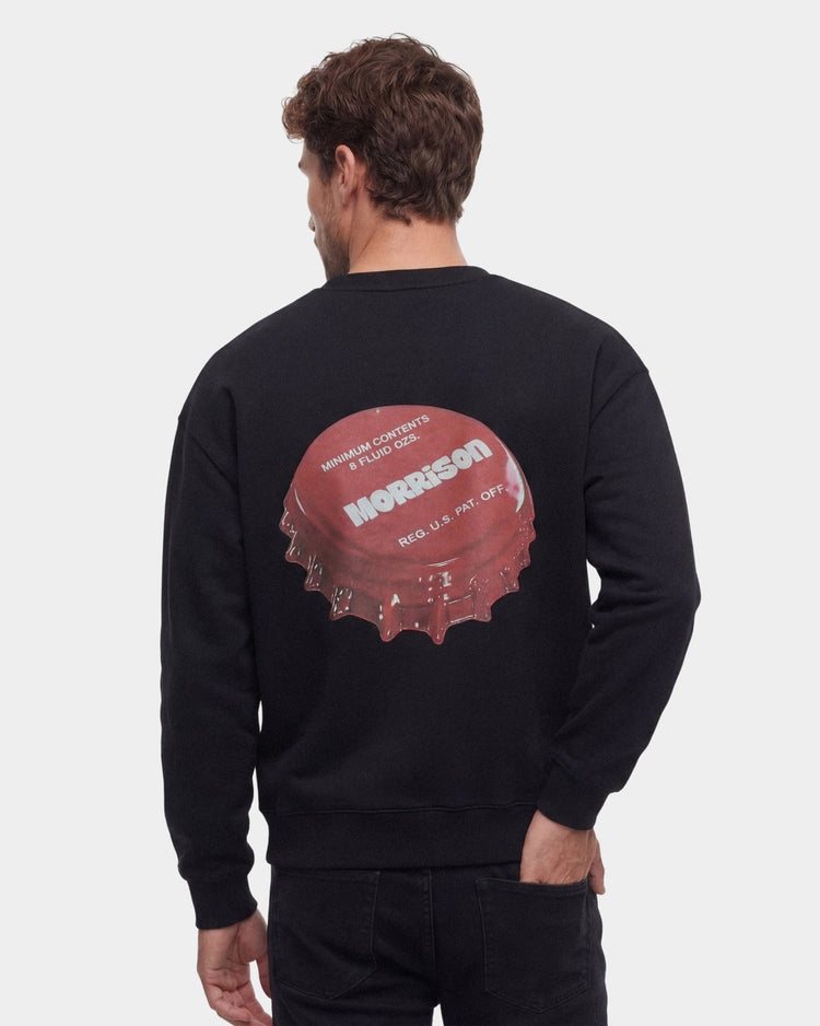 CC BLACK BOXY SWEAT - SUDADERAS - Morrison Shoes