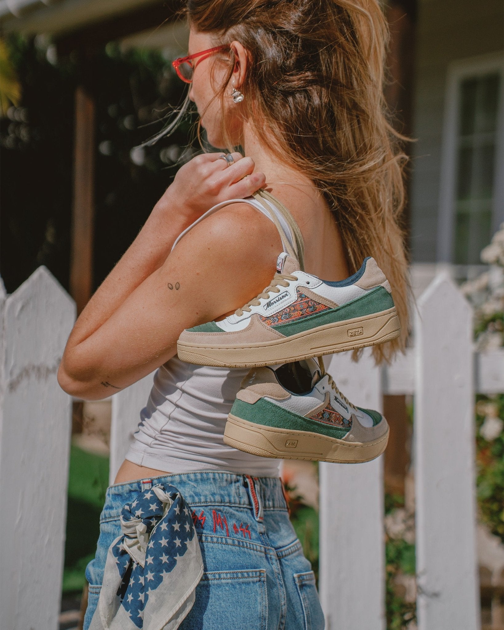 Coconut | Green Sneakers | Morrison – Morrison Shoes