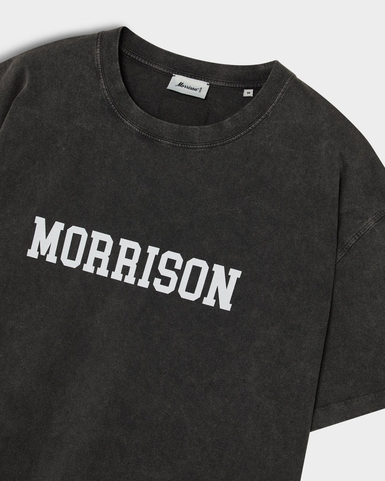 COLLEGE BLACK BOXY TEE - CAMISETAS - Morrison Shoes