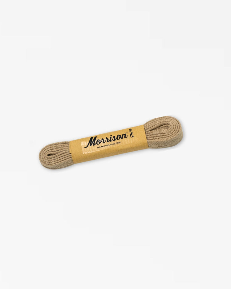Cordones planos beige - CORDONES - Morrison Shoes