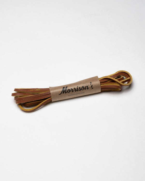 Cordones planos de piel bicolor - CORDONES - Morrison Shoes